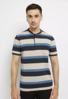 Arnett Arnett Baju Pria Polo Tshirt Stripe Navy