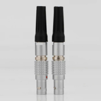 Pair Gold Plated Male Headphone Pin For DIY Focal Utopia Cable Connectors Adapter