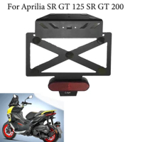 Motorcycle Modification Short Tail License Frame Tail License Plate Frame Bracket For Aprilia SR GT 125 SR GT 125 SR GT 200