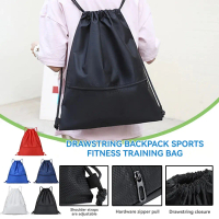 Beg Serut [LeLe] Drawstring Bag  Outdoor Gymsack Hiking Bag Anti-Scratch Bag Backpack Football Cycli