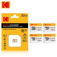 10pcs Kodak Original Memory Card 64GB/128GB/256GB/512GB SDXC Micro SD/TF Flash Cards MicroSD UHS-1 U3 4K For Phone Drone Camera