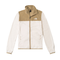 The North Face W POLARTEC100 ZIP-IN JACKET - AP 女刷毛外套-米/卡其-NF0A81SRROR