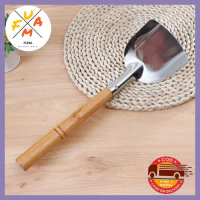 Spatula Stainless Tebal / Sutil Stenlis Kayu / Sutil Stenles Tebal / Sutil Tebal / Sutil Murah Sodet