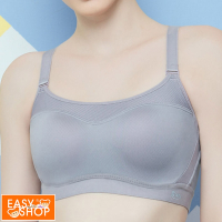EASY SHOP-背心式B-D罩運動內衣(都市灰)