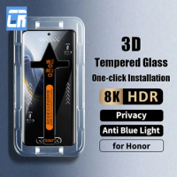 One-click Installation Tempered Glass For Honor Magic 6 5 4 Ultimate Screen Protector Honor X50 Pro X9b X9a With Alignment Cover