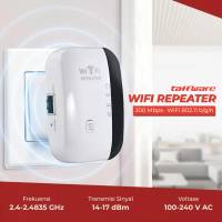 Promo Taffware Wireless-N WiFi Repeater 300Mbps - MT02 Murah