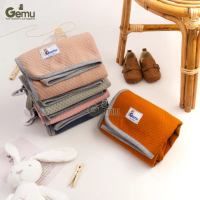 GEMU Blanket On The Go Selimut Bayi Clip On Penutup Menyusui 3in1 Diamond Knit Polos Premium Penghan