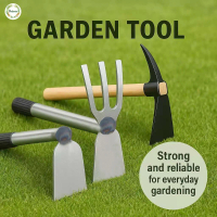 Mini Garden Digging Tool | 2-Way Hoe & Rake for Soil, Weeding & Planting