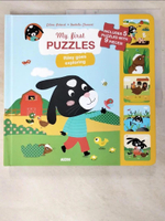 【書寶二手書T2／少年童書_FE4】Riley Goes Exploring (My First Puzzles)(故事拼圖遊戲書)_Celine Potard; Isabelle Chauvetis
