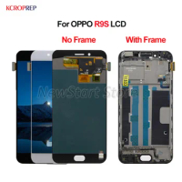 100% New For OPPO R9S LCD Display Touch Screen Digitizer Assembly 5.5" For OPPO R9S lcd Replacement Accessory Black And White