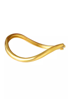 TOMEI TOMEI Curved Bangle, Yellow Gold 916