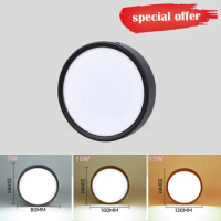 Led Ceiling Light LED Spot Downlight 10/15/25W Surface Mounted Downlights Thin Foldable Spotlight for Living Room Spots Ceiling