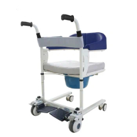 MKX-YWJ-01A Transfer Chair Commode Chair Bath Chair Wheelchair 4 in 1