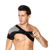 【AOLIKES 奧力克斯】彈力運動護肩帶 護肩(雙重加壓固定 可調整型護肩 單肩)