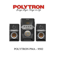 ORIGINAL SPEAKER POLYTRON PMA 9502 USB BLUETOOTH MULTIMEDIA AUDIO SPIKER AKTIF ACTIVE TERMURAH AWET