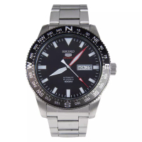 Seiko Jam Tangan Pria Seiko 5 Sports SRP669K1 Automatic Black Dial Stainless Steel Strap