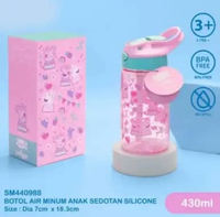 Botol Minum Anak Laki-laki Perempuan Tumbler BPA Free Drinking Bottle 440ml Peppa Pig