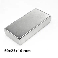 1~10PCS 50x25x10 mm N35 Block Powerful Magnets Strip Neodymium Magnet 50x25x10mm Strong Permanent NdFeB Magnetic 50*25*10 mm