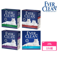 EverClean 藍鑽 美規貓砂 25LB／11.3kg-2入組（凝結貓砂）