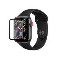 【YOMIX 優迷】Apple Watch Series曲面滿版鋼化玻璃保護貼SE2/S6/SE/S5/S4 40mm