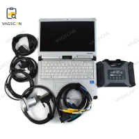 2023 DoIP SUPER MB PRO M6+ with（Lan + OBD2 16pin Main Test Cable）Wireless Star Diagnosis Tool CFC2 Laptop