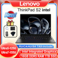2024 Lenovo ThinkPad S2 Laptop intel Ultra5-125U/Ultra7-155U Integrated Graphics 16G RAM DDR5 1TB SSD 13.3inch 300nit Notebook