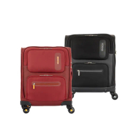 【AMERICAN TOURISTER 美國旅行者】18吋 MAXWELL 前開式輕量布面軟殼行李箱/布箱/登機箱/旅行箱(多色可選)