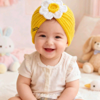 TURBAN RAJUT BUNGA BAYI#TURBAN BAYI