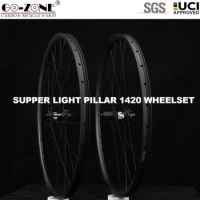 MTB Wheelset 29er Pillar 1420 Carbon Super Light 1190g 29 XC MTB Wheels Tubeless QR / TA / Boost Ultra Light MTB Bicycle Wheels