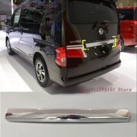 For Nissan NV200 Chrome Back Door Rear Trunk Trim Cover car accessories