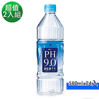  統一 PH9.0鹼性離子水(580mlx24入)x2箱
