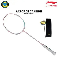 New Raket Badminton Li-Ning Axforce Cannon - Smoke Pink