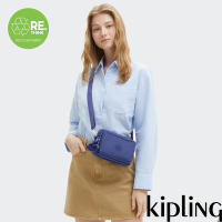 Kipling 深海藍多層兩用隨身斜背包-ABANU MULTI