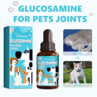 Effective Pet Joint Glucosamine Drops for Dog Cat 1.7oz Senior Dogs Joint Drop 6XDE