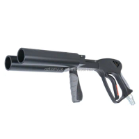 Whole sale handhold two head CO2 DJ Gun with battery Led CO2 Jet Machine co2 pistol gun for Disco Club KTV Pub Party