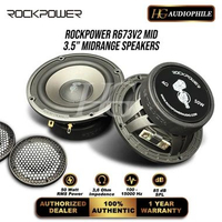 Rockpower R673V2MID 3.5" Inch Midrange Speakers Plus Grilles