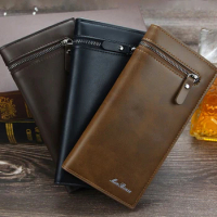 Wallet Multifunctional Fashionable Large Capacity Men's Wallet Long Wallet Multiple Card Slots Zero Wallets Zipper Bag