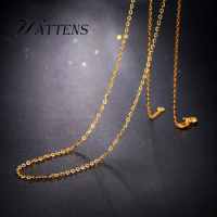 Genuine 18K White Yellow Rose Gold Chain Cost Price Sale Pure 18K Gold Necklace for love Best Gift For women Elegance Fine 2019
