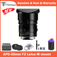 TTArtisan APO-M 35mm f2 Full Frame ASPH Camera Lens for Leica M Mount Cameras M2 M3 M4 M5 M6 M7 M8 M9 M9P M10 M262 M240 M240P