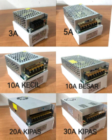 Power Supply Adaptor Switching Trafo LED Strip 3A/5A/10A/20A/30A