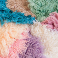 60cm Australia Pure Wool Mats Baby Photography Blanket Background Flokati Props for Newborns Photo Shoot Fotografia Accessories