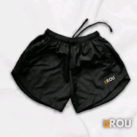 Celana Pendek Parasut Olahraga Saku Resleting Pria Wanita Running Gym Sport Kolor Volly Futsal Bulu 