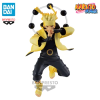 In Stock BANPRESTO Naruto Shippuden Vibration Stars Uzumaki Naruto Rikudousennin Modo PVC Anime Action Figures Model Toy