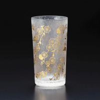 日本製【ADERIA】石塚硝子 和小紋 迷你酒杯禮盒(垂櫻)
