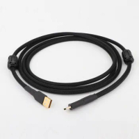 Hi-end USB Type C To A Audio Data Cable Dual Magnetic Ring Gold-plated Amplifier DAC Cable USB A to Type-C