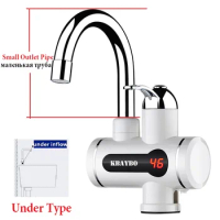 3000W Tankless Water Heater Tap,Kitchen Faucet Instant Water Water Heaters Faucet 3 Seconds Instantaneous Heating