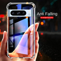 Transparent Slim Soft TPU Shockproof Cover For Google Pixel 8 Pro Case Silicone Back Coque For Google Pixel8 Pro Pixel8Pro Funda