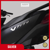 NSA 2PCS EMBLEM VARIO 3D TIMBUL LOGO VARIO JAPAN VARIO POLOS VARIO CLICK Gold Laser Motorcycle