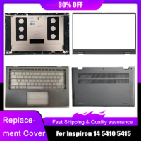 New Laptop LCD Back Cover For Dell Inspiron 14 5410 5415 Front Bezel Palmrest Upper Bottom Base Case Rear Lid Silver Gold Pink
