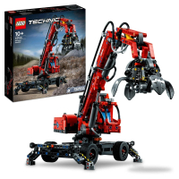 【LEGO 樂高】科技系列 42144 物料搬運機(工程車 挖土機)
